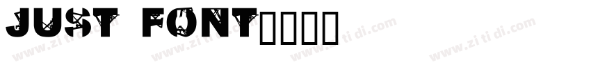 just font字体转换